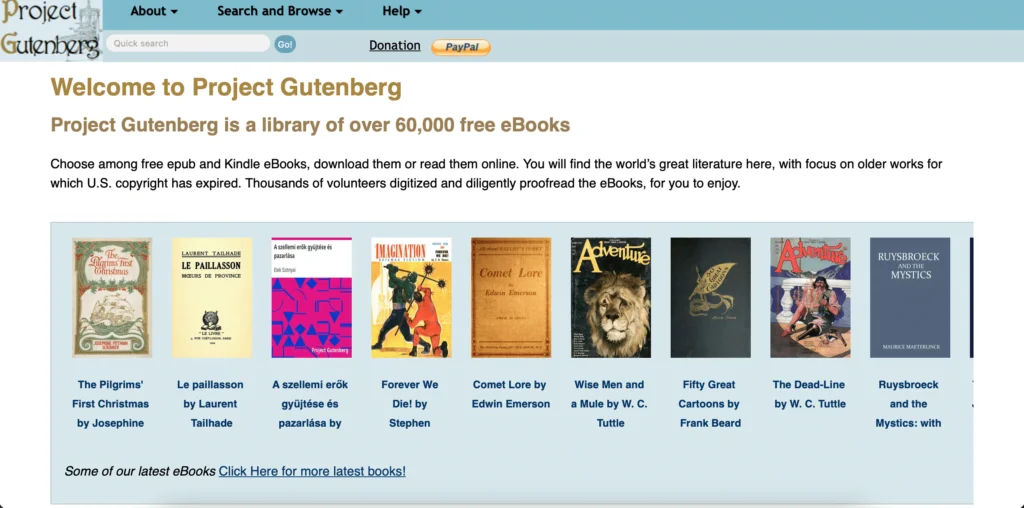 Foreign Language Books - Project Gutenberg