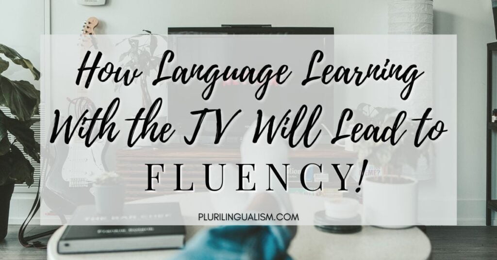 Language learning with TV and movies - Language learning with Netflix and Disney+. Plurilingualism