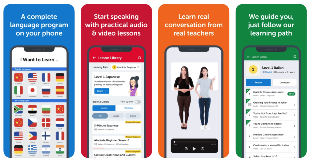 Innovative languages - language learning app