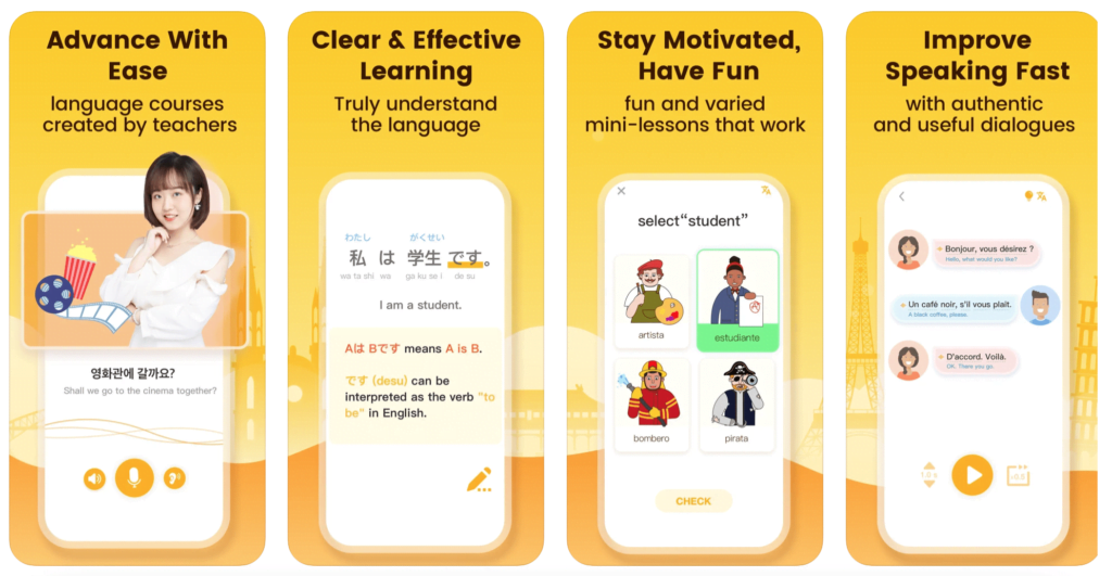 LingoDeer language learning app