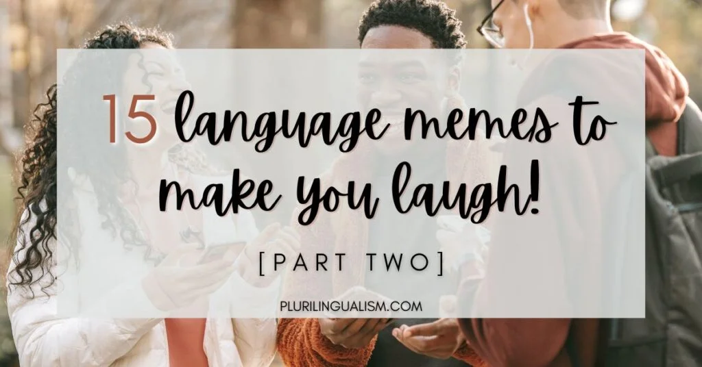 15 Language Memes to Make You Laugh! Part Two. Plurilingualism