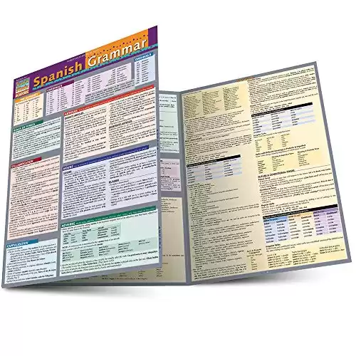 Language Quick Study Charts – Spanish Grammar Variant